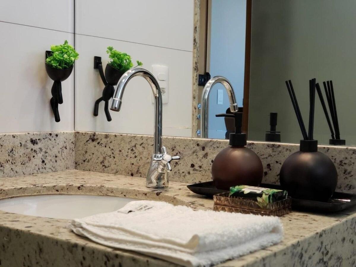 01 Qt.| 2 Hosp. | Linda Vista | Goiania Shopping Apartment Bagian luar foto
