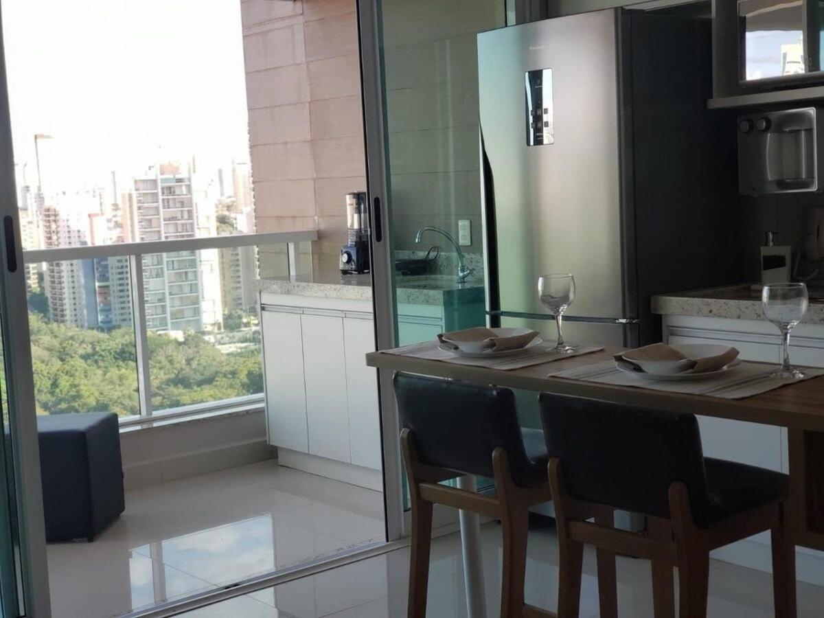 01 Qt.| 2 Hosp. | Linda Vista | Goiania Shopping Apartment Bagian luar foto