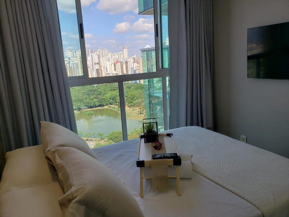01 Qt.| 2 Hosp. | Linda Vista | Goiania Shopping Apartment Bagian luar foto
