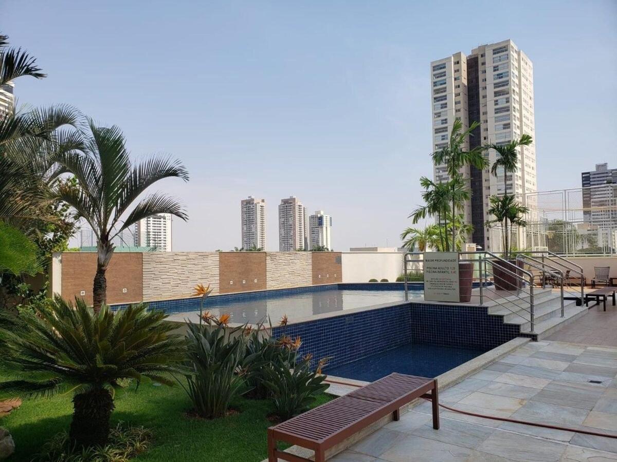 01 Qt.| 2 Hosp. | Linda Vista | Goiania Shopping Apartment Bagian luar foto